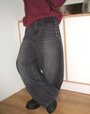 [MADE] N-T Stud Pocket Balloon Fit Washed Denim Long Pants