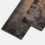 Rick smudging wide denim pants