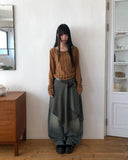 TN Unbalanced Wrap Skirt