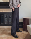 Eden One-Tuck Semi Bootcut Slacks