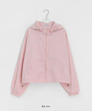 [Unisex] Hilme Cap Hood Crop Windbreaker