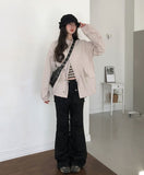 Doi Pocket Parachute Bootcut Pants