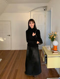 Chad Tassel Denim Long Skirt