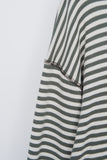 (W) On Striped Sweatshirt