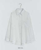 Huka Summer See-through Stripe Shirt