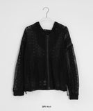 Ryoga Mesh Summer String Hood Zip-Up