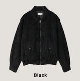 Ready f/w epaulette suede jacket