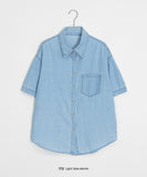 Kelgo Summer Denim Over Short Sleeve Shirt