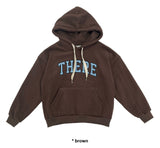[Lining brushed] THERE LETTERING HOODY