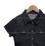 Our Washing Cropped Denim Shirt