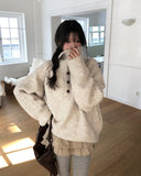 Tessie Stitch High Neck Two-Way Knit