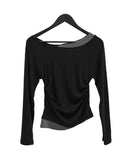 Sherry Layered Boat Neck Tee