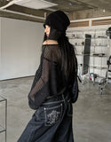 Reki Summer Square Mesh Knit