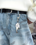Dia Camo Brush Denim Pants