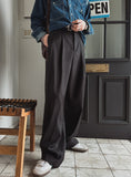Laura Two Pintuck Wide Slacks