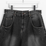 Mercoub Bijo Black Blue Bermuda Pants