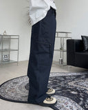 Retin Zipper Cargo Denim Pants