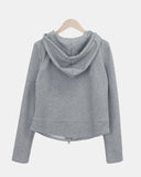 Doming High-Neck Hood Zip-Up