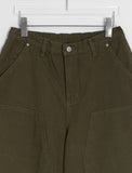 Helpice Slit Cotton Bermuda Pants