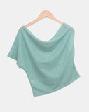 Juneck Rose Lace Off-Shoulder Short Sleeve T-Shirt