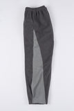 Two-tone panel fleece jogger pants