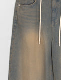 Sano Strap Wash Denim Wide Pants