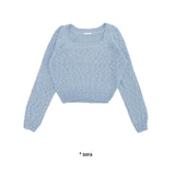 SQUARE-NECK KNIT