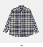 Daily heavy over glen check shirt