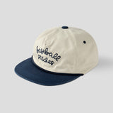 Rope Lettering Leather Strap Camp Cap