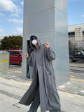 Long Maxi Overfit Hooded Trench Coat
