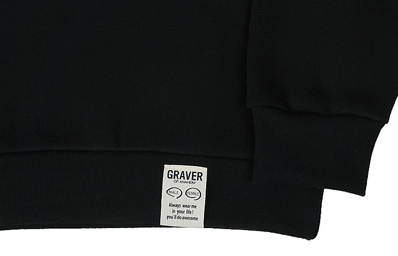【GRAVER】23FW★ Elbow 1968 Logo Sweatshirt GRAVER(グレーバー) - エルボー1968ロゴスウェットシャツ