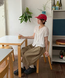 Buell Ribbon Short Sleeve Blouse