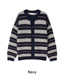 Cent Wool Haji Stripe Cardigan