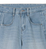 STAR + BADGE Wide Curved Jeans