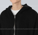 Noah Hooded Knit Zip up