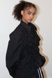 shirring long sleeves shirt