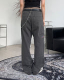 LaPette American Flag Patch Cotton Pants