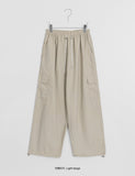 Bonta Summer Cargo Banding Wide Pants