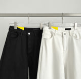 Winter span standard straight cotton pants