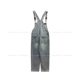 Risen Denim Wide Overalls