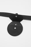 Pocket leather 2-way belt