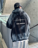 Spray washing hood zip-up
