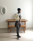 Kum Velvet Ribbon Frill Mini One Piece