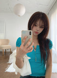 Ong Button Puff Slim Short Sleeve T-Shirt