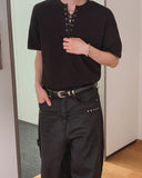 Shure Eyelet Waffle Short Sleeve T-shirt