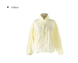 Colsin Shirring Cut Strap Windbreaker