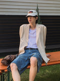 Sword Bermuda Denim Pants