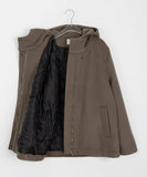 Runid quilted wool hood coat - Wool 50