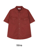 Thez Vintage Work Short Sleeve Shirt