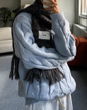 Mushroom Boucle Knit